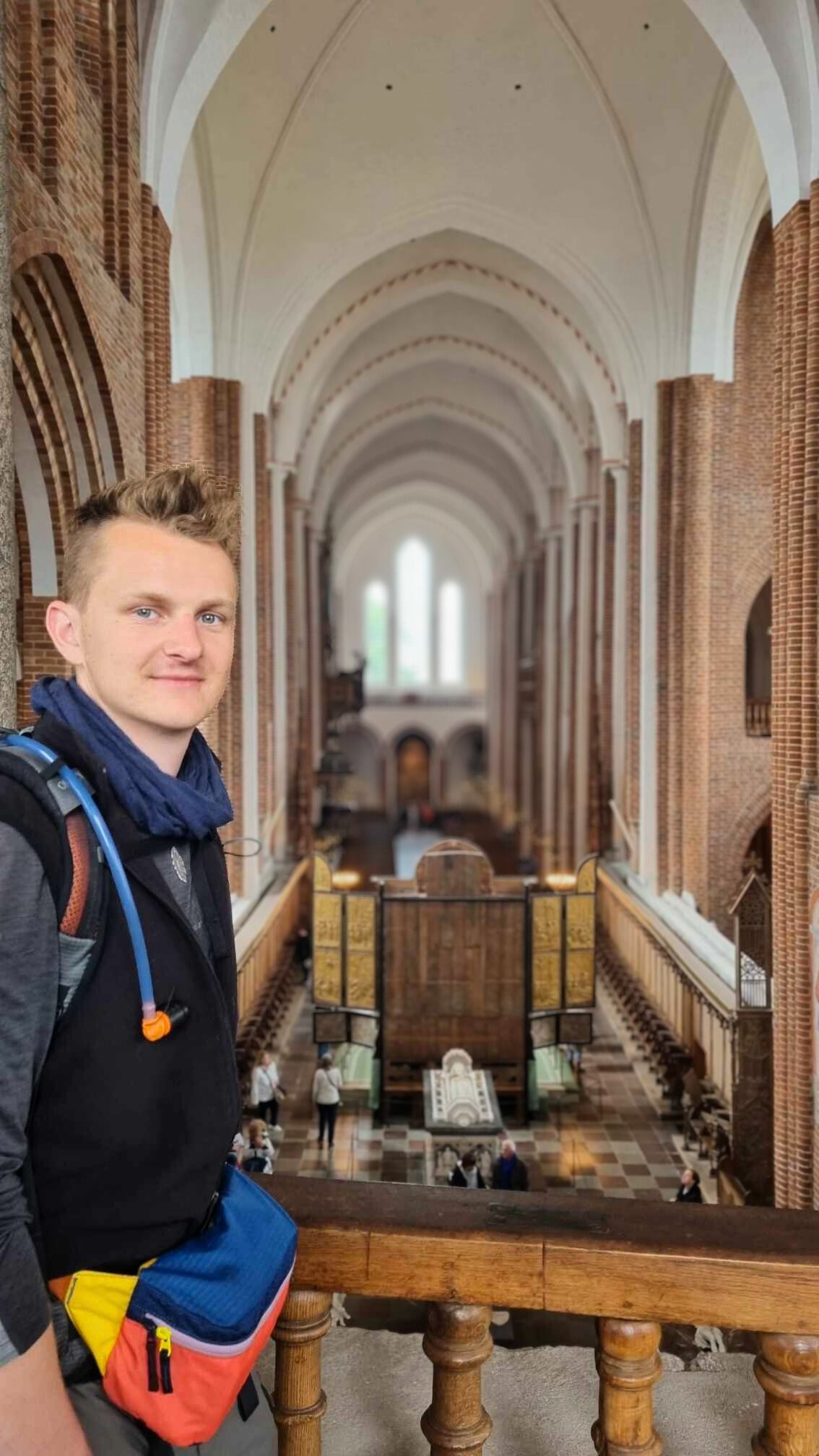 Frederik W. L. Christensen i Roskilde Domkirke under sabbatår – refleksion over unge, tvivl og livsvalg